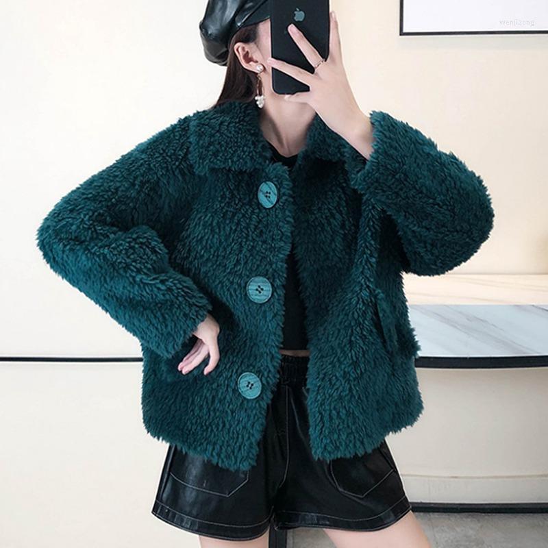 Women' Fur & Faux 2022 Autumn Winter Women Genuine Wool Turn Down Collar Jackets Female Real Shearing Sheep Coats Lady Pocket Outerwear K44, Kafei
Women' Fur & Faux 2022 Autumn Winter Women Genuine Wool Turn Down Collar Jackets Female Real Shearing Sheep Coats Lady Pocket Outerwear K44, Kafei