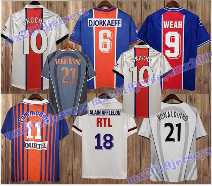 1998 1999 RONALDINHO BECKHAM Mens Retro soccer Jerseys OKOCHA LEROY IBRAHIMOVIC Home Away Football Shirt Classic Short Sleeve Uniforms, Fg2979 2012 2013 home
1998 1999 RONALDINHO BECKHAM Mens Retro soccer Jerseys OKOCHA LEROY IBRAHIMOVIC Home Away Football Shirt Classic Short Sleeve Uniforms, Fg2979 2012 2013 home