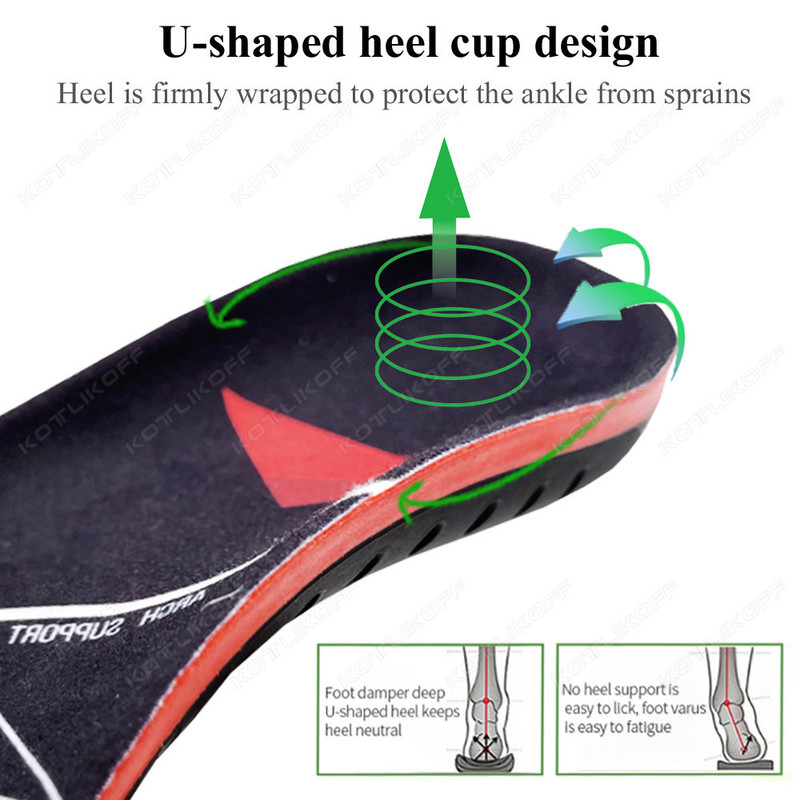 Orthopedic Insoles Ortic High Arch Support Insoles Relieve Severe Flat Feet Shoes Soles Foot Valgus Over Comfort Sport Insert 220505