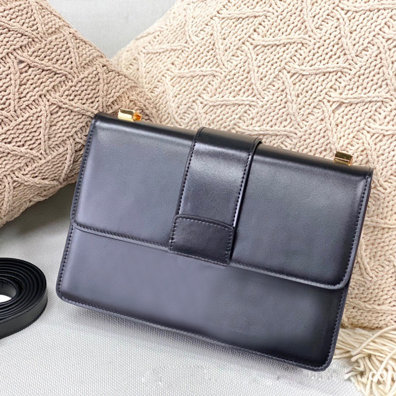 Fashion Womens small genuine real leather bag large logo shoulder crossbody hand bags top 7A quality fashion handbags