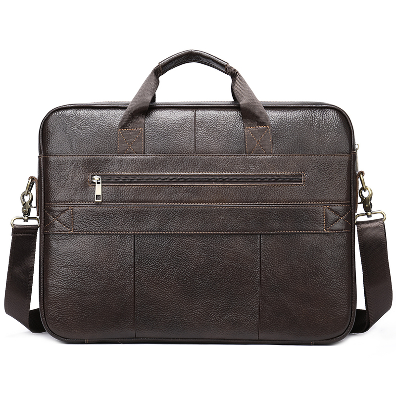 WESTAL 17'' Laptop Bag for Men Briefcases Genuine Leather a4 Document s 's Business Handbags 5013 220324