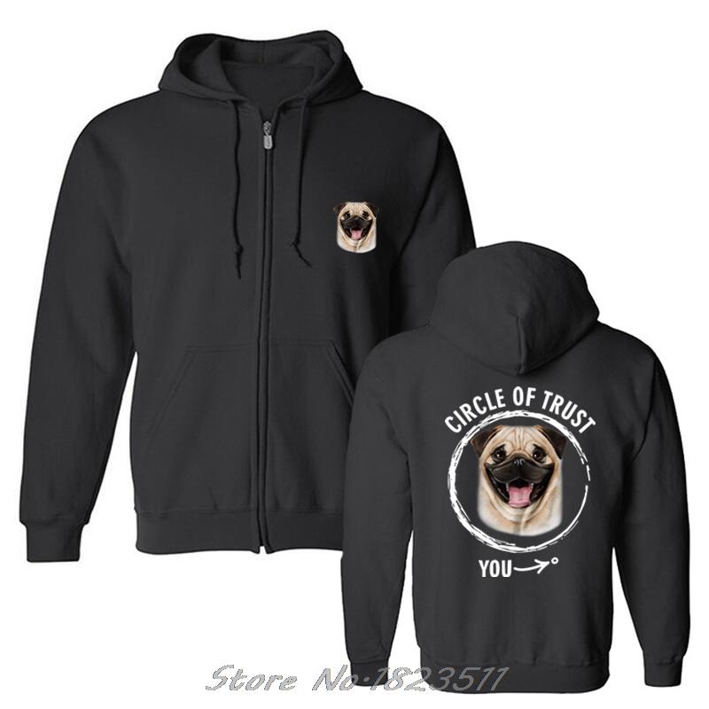 Men's Hoodies & Sweatshirts Men Fleece Sweatshirt Hipster Cool Hoody Tops Hoodie Circle Of Trust - Pug Gift For Dog Lover Casual JacketMen's, Black
Men's Hoodies & Sweatshirts Men Fleece Sweatshirt Hipster Cool Hoody Tops Hoodie Circle Of Trust - Pug Gift For Dog Lover Casual JacketMen's, Black