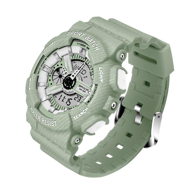 Wristwatches 2022 Sanda Women Sports Watches Multifunction Fashion Quartz Clock Luxury Analog Digital Waterproof Ladies Relogio Feminino, Green
Wristwatches 2022 Sanda Women Sports Watches Multifunction Fashion Quartz Clock Luxury Analog Digital Waterproof Ladies Relogio Feminino, Green