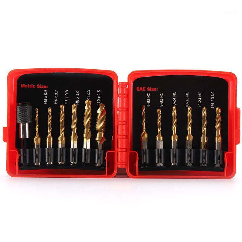 Hand Tools 13-Piece Set British American Hexagonal Handle Composite Tap Drilling And Chamfering Integrated Thread
Hand Tools 13-Piece Set British American Hexagonal Handle Composite Tap Drilling And Chamfering Integrated Thread