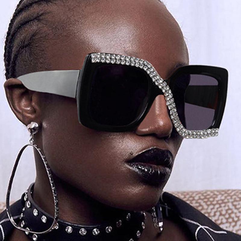 Sunglasses Vintage Oversized Rhinestone Design Retro Trendy Decorative Square Sun Glasses Classic Black Shades For
Sunglasses Vintage Oversized Rhinestone Design Retro Trendy Decorative Square Sun Glasses Classic Black Shades For