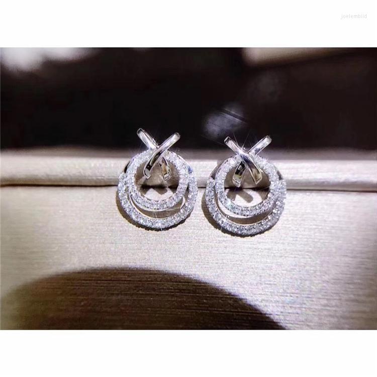 Stud Simple Personality Hollow Earrings Double Twist Zircon Female Geometric Retro Buckle For WomenStud
Stud Simple Personality Hollow Earrings Double Twist Zircon Female Geometric Retro Buckle For WomenStud