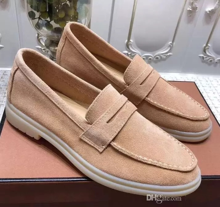 Designer Mens New Loro Walk shoes luxury sneakers Suede leather nubuck Male Flats Slip-on dress shoe Plus size 45 46 ADNF 99ZX
Designer Mens New Loro Walk shoes luxury sneakers Suede leather nubuck Male Flats Slip-on dress shoe Plus size 45 46 ADNF 99ZX