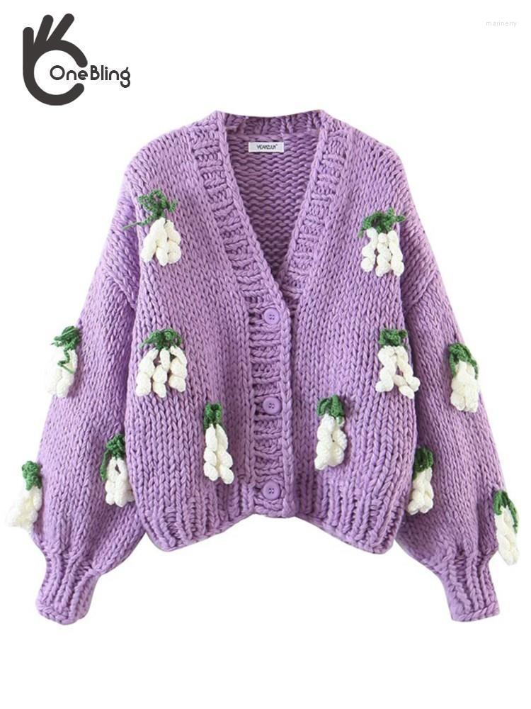 Women's Knits & Tees OneBling 2022 Autumn Women Jacket Y2K Cute 3D Crochet Grape Femme Chunky Knit Cardigan Drop Shoulder Loose Sweater Chic, 01
Women's Knits & Tees OneBling 2022 Autumn Women Jacket Y2K Cute 3D Crochet Grape Femme Chunky Knit Cardigan Drop Shoulder Loose Sweater Chic, 01