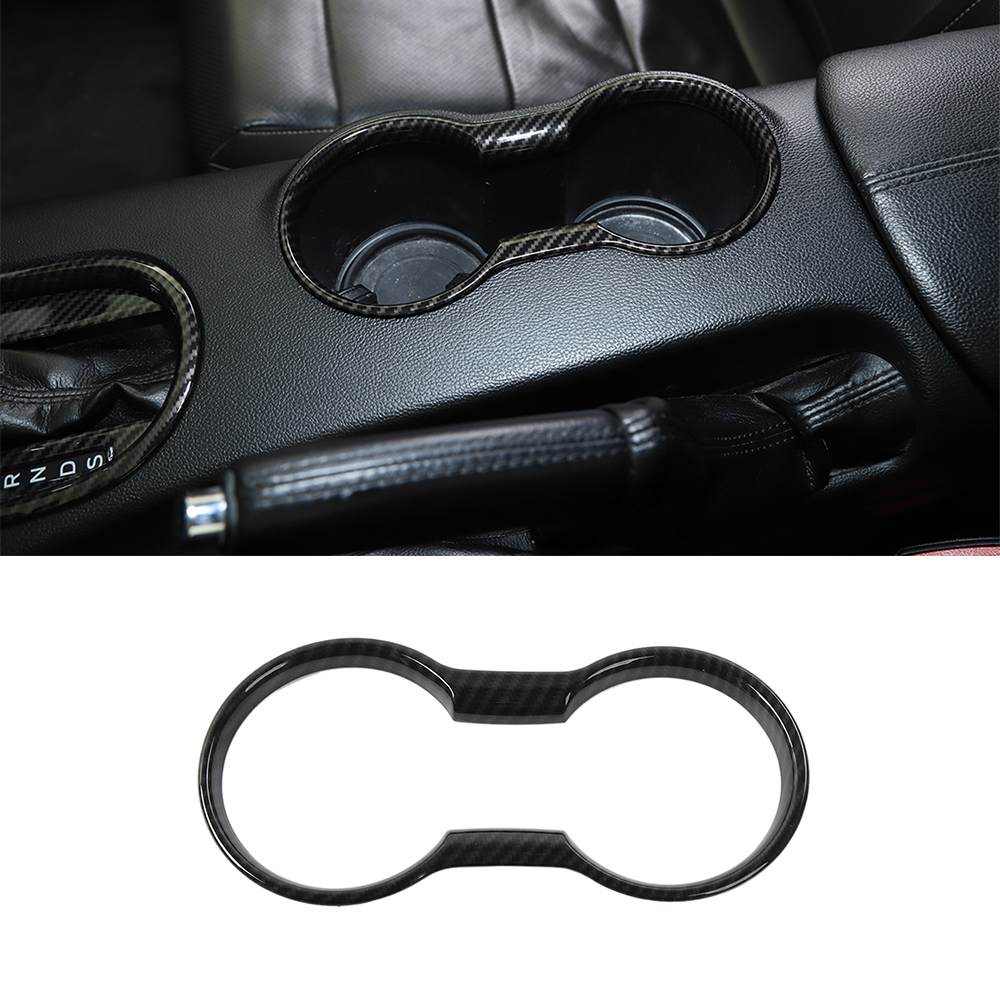 for Ford Mustang 2015 2016 2017 2018 2019 2020 Car Interior Cup Holder Cover Decoration Accessories ABS Red/Carbon Fiber Styling
for Ford Mustang 2015 2016 2017 2018 2019 2020 Car Interior Cup Holder Cover Decoration Accessories ABS Red/Carbon Fiber Styling