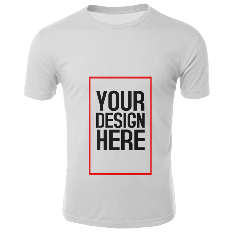 DIY Custom Pattern Fashion Trend Custom Four Seasons Men's Top Short Sleeve T-Shirt 220609