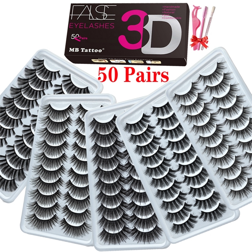 MB 50 Pairs 3D Mink Dramatic Natural Long Wispies Extension Eye Beauty False Eyelashes Set Faux Cils 220613
MB 50 Pairs 3D Mink Dramatic Natural Long Wispies Extension Eye Beauty False Eyelashes Set Faux Cils 220613
