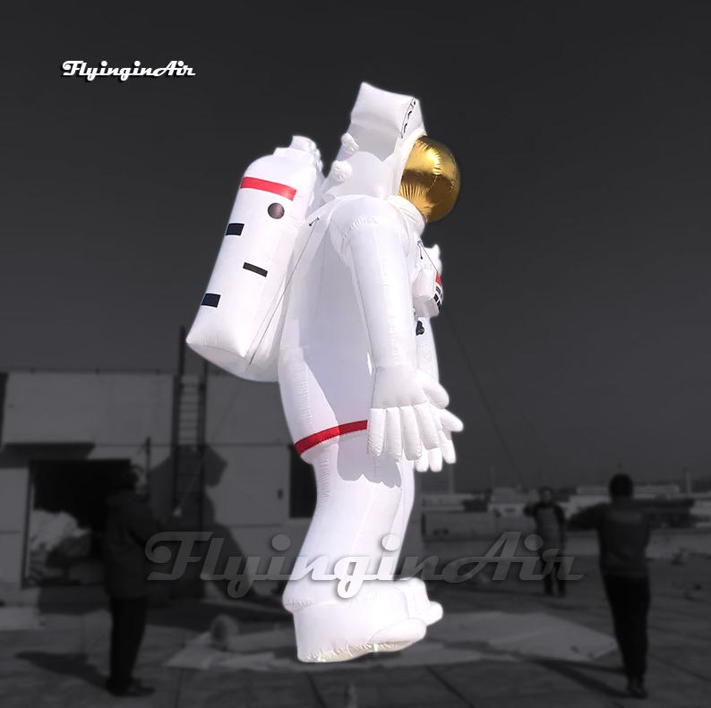 Large Inflatable Astronaut Space Traveler Balloon 6m White Air Blow Up Spaceman Model For Concert Stage Decoration