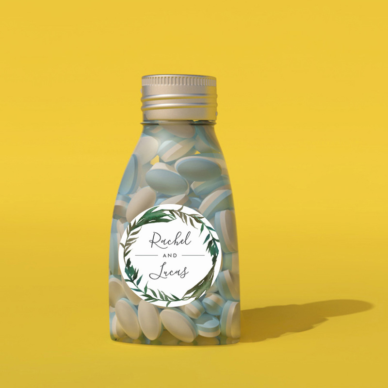 Customized Wedding Labels Personalized Stickers Name Text Sticker Birthdays Baptism Henna Day Parties Decor 220613