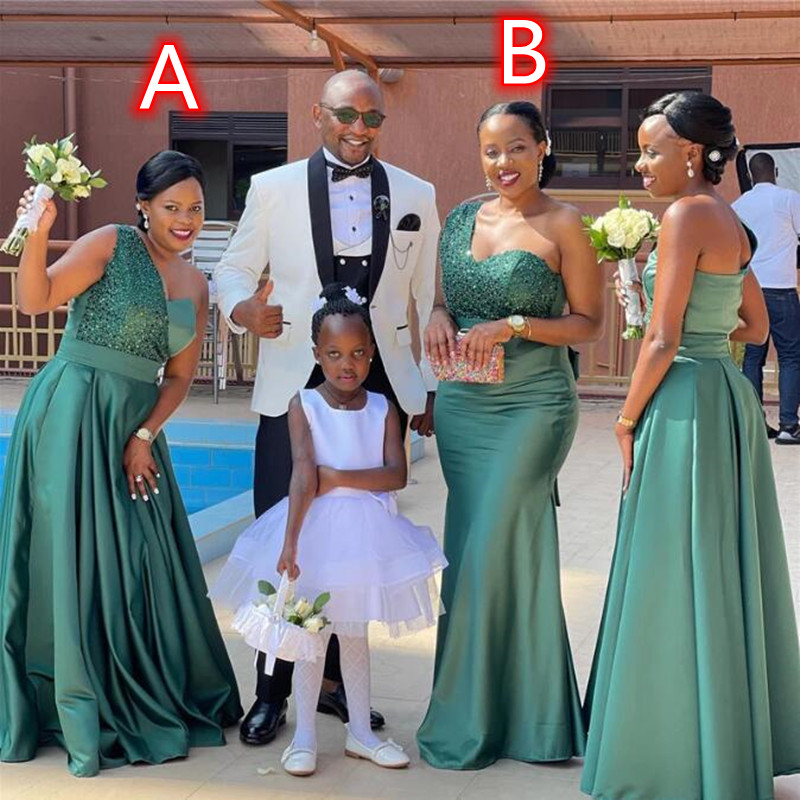 Aso Ebi Long Bridesmaid Dresses 2022 One Shoulder Beaded Sequins Wedding Guest Dress Zipper Back Plus Size Vestidos De Novia
Aso Ebi Long Bridesmaid Dresses 2022 One Shoulder Beaded Sequins Wedding Guest Dress Zipper Back Plus Size Vestidos De Novia