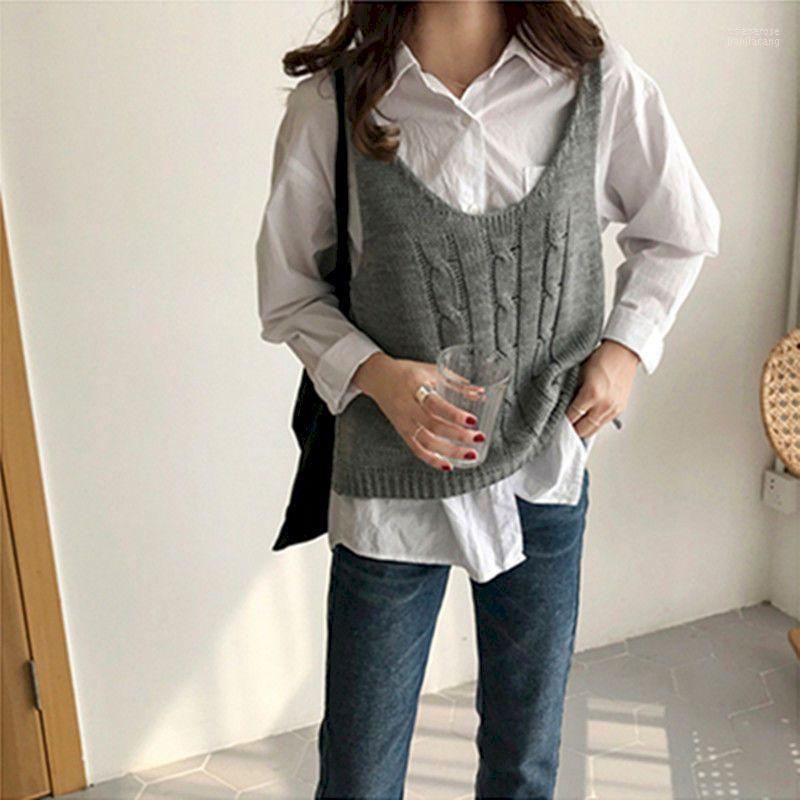 Women' Vests Women Vest Sling Knitted Short Jacket Korean Style Ladies Oversized Autumn Sleeveless Spring 2022 Fashion Top Luci22, Gray
Women' Vests Women Vest Sling Knitted Short Jacket Korean Style Ladies Oversized Autumn Sleeveless Spring 2022 Fashion Top Luci22, Gray