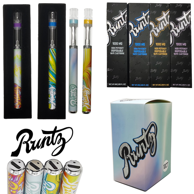 Runtz Disposable Vape Pen Press Vapes E Cigarettes Empty 1.0ml Thick Oil Pod Atomizers 350mAh Battery Vapes Bottom Rechargeable Vaporizers Ecig with Display Box
Runtz Disposable Vape Pen Press Vapes E Cigarettes Empty 1.0ml Thick Oil Pod Atomizers 350mAh Battery Vapes Bottom Rechargeable Vaporizers Ecig with Display Box