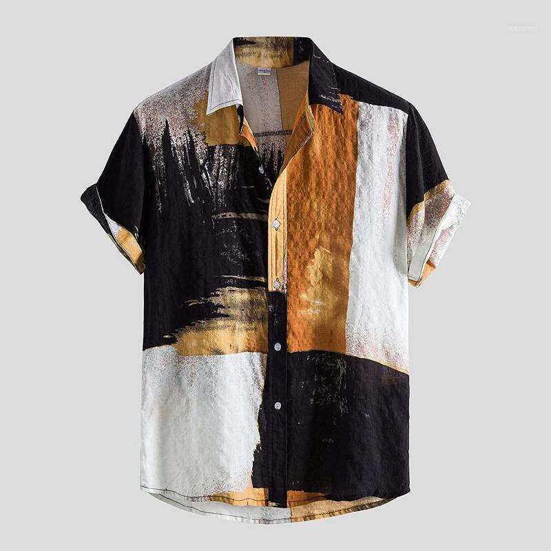 Men's Casual Shirts Summer Fashion Print Hawaii Vacation Short-sleeved Lapel Button Down Loose Beach Wear Shirt Camisa Masculina#g3, Yellow
Men's Casual Shirts Summer Fashion Print Hawaii Vacation Short-sleeved Lapel Button Down Loose Beach Wear Shirt Camisa Masculina#g3, Yellow