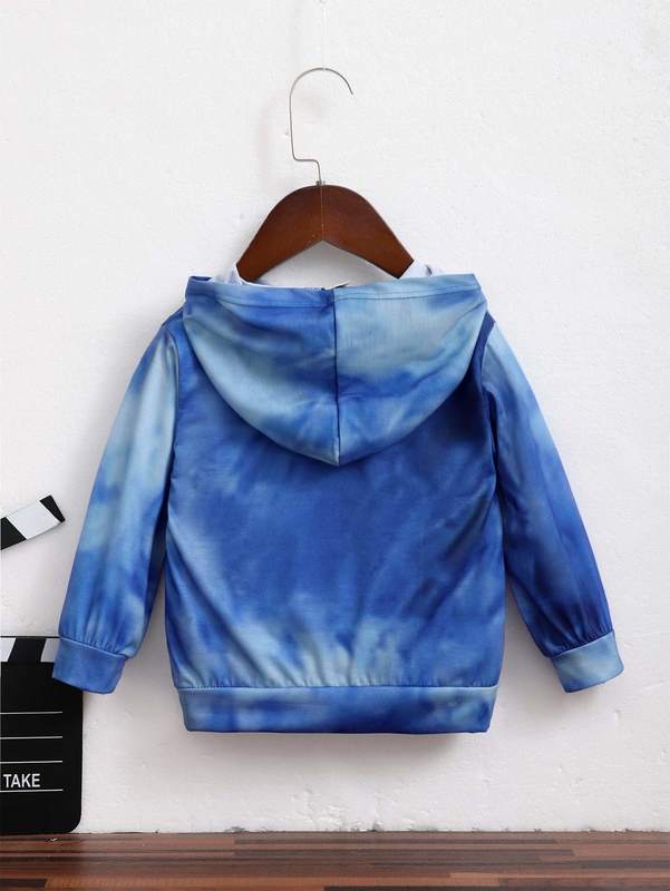 Baby Chinese Dragon Print Tie Dye Hoodie SHE