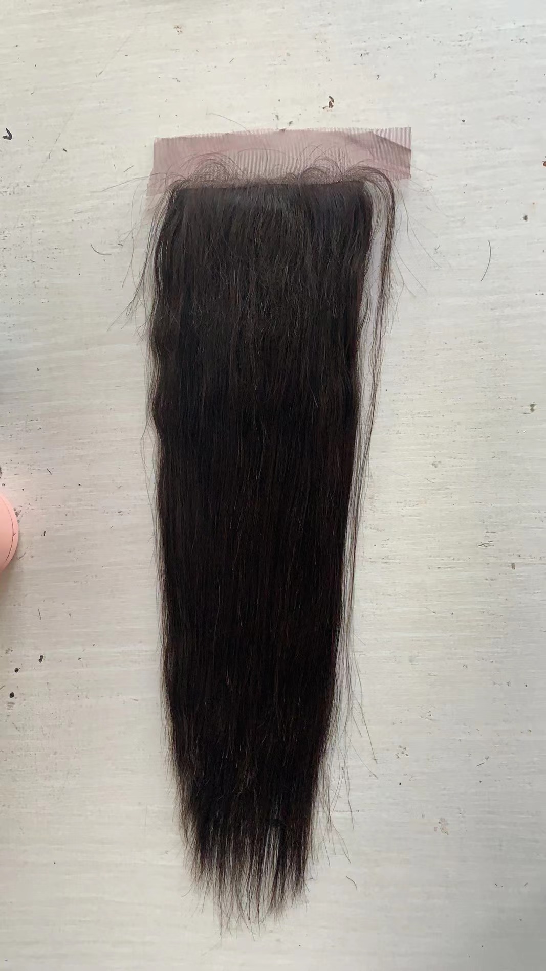 Natural Color Human Hair Closure Silk top 5x5 Lace Closure virgin Brazilian Straight Pre Plucked