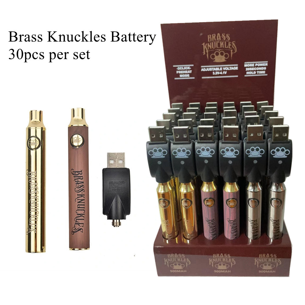 BK Brass Knuckles Preheat VV Battery 900mAh Bottom Voltage Adjustable Usb Charger Vape Pen For 510 Cartridges 30Pcs A Display Box
BK Brass Knuckles Preheat VV Battery 900mAh Bottom Voltage Adjustable Usb Charger Vape Pen For 510 Cartridges 30Pcs A Display Box
