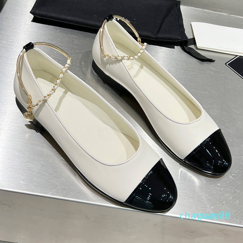 designer Shoes Ballet Flats Women Flat Heel Casual Smooth Surface Low-top Casual Round Toes Foot Chain Decoration Lady 2022, Black
designer Shoes Ballet Flats Women Flat Heel Casual Smooth Surface Low-top Casual Round Toes Foot Chain Decoration Lady 2022, Black