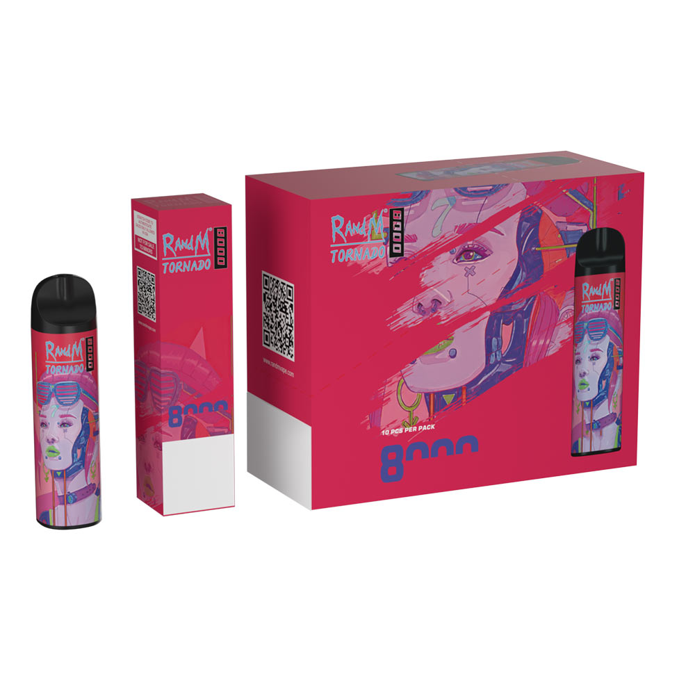 Original RandM Tornado 8000 Puff disposable vapes E cigarettes Kit 1000mAh Rechargeable Battery 16ml Pre fill Pods vape pen Plus puffbars VS maskking desechables
Original RandM Tornado 8000 Puff disposable vapes E cigarettes Kit 1000mAh Rechargeable Battery 16ml Pre fill Pods vape pen Plus puffbars VS maskking desechables