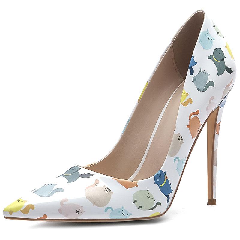 Sandals High Heels Women 16 Colors Shoes Stiletto Female Printing Buckle Strap Dress Office Ladies Wedding Microfiber Leather 45, Star 1
Sandals High Heels Women 16 Colors Shoes Stiletto Female Printing Buckle Strap Dress Office Ladies Wedding Microfiber Leather 45, Star 1