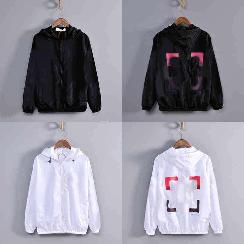 Summer Mens Jackets Gradient Color Arrow Print Sunscreen Designer Jacket Sports Outdoor Couple Windbreaker offer white
Summer Mens Jackets Gradient Color Arrow Print Sunscreen Designer Jacket Sports Outdoor Couple Windbreaker offer white
