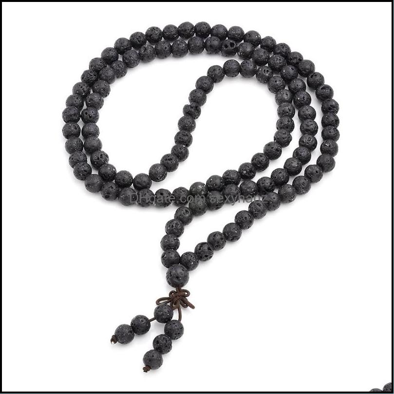 Beaded Strands Bracelets Jewelry 108 Buddhist Prayer Bracelet Fashion Malas Lava Healing Stone Beads Unisex Men Mtilayer Drop Delivery
Beaded Strands Bracelets Jewelry 108 Buddhist Prayer Bracelet Fashion Malas Lava Healing Stone Beads Unisex Men Mtilayer Drop Delivery