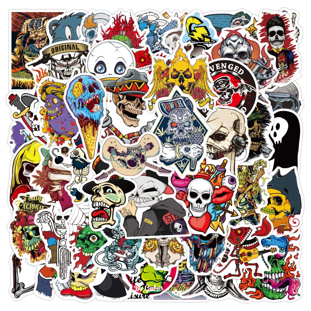 50pcs Car Stickers For Adults Cartoon Funny Horror Skeleton Graffiti Decor DIY Phone Laptop Water Bottle Luggage Car Decals Sticker Toys Guitar Notebook Waterproof
50pcs Car Stickers For Adults Cartoon Funny Horror Skeleton Graffiti Decor DIY Phone Laptop Water Bottle Luggage Car Decals Sticker Toys Guitar Notebook Waterproof