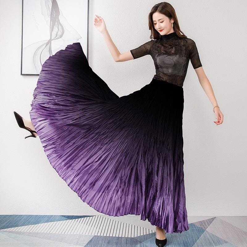 Skirts Fashion Summer Womens High-Waisted Pleated Elastic Waist Purple Chiffon Maxi Skirt Big Hem Elegant Long SkirtSkirts
Skirts Fashion Summer Womens High-Waisted Pleated Elastic Waist Purple Chiffon Maxi Skirt Big Hem Elegant Long SkirtSkirts