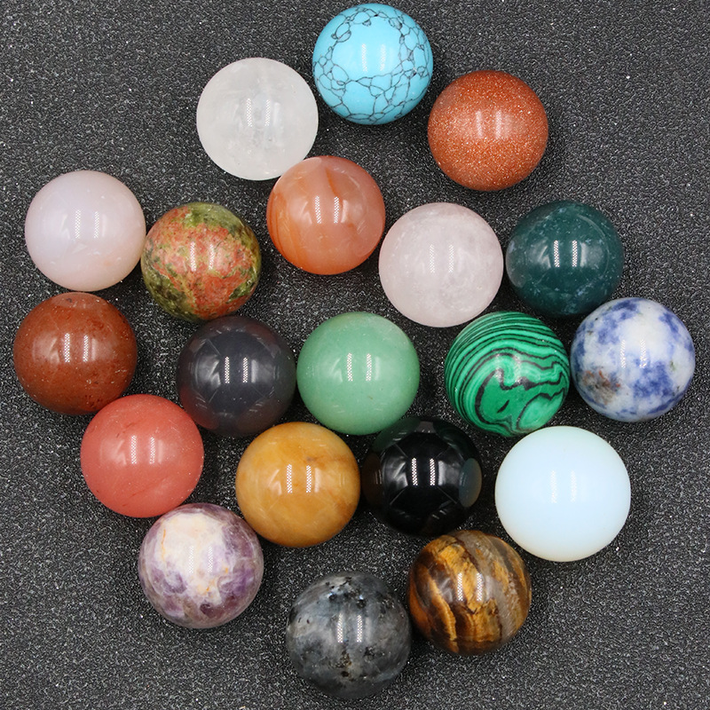20mm Reiki Healing Chakra Natural Crystal Stone ball bead Palm Craft Quartz Mineral Crystals Tumbled Gemstones Hand Piece Home Decoration Ornaments Good Gifts
20mm Reiki Healing Chakra Natural Crystal Stone ball bead Palm Craft Quartz Mineral Crystals Tumbled Gemstones Hand Piece Home Decoration Ornaments Good Gifts