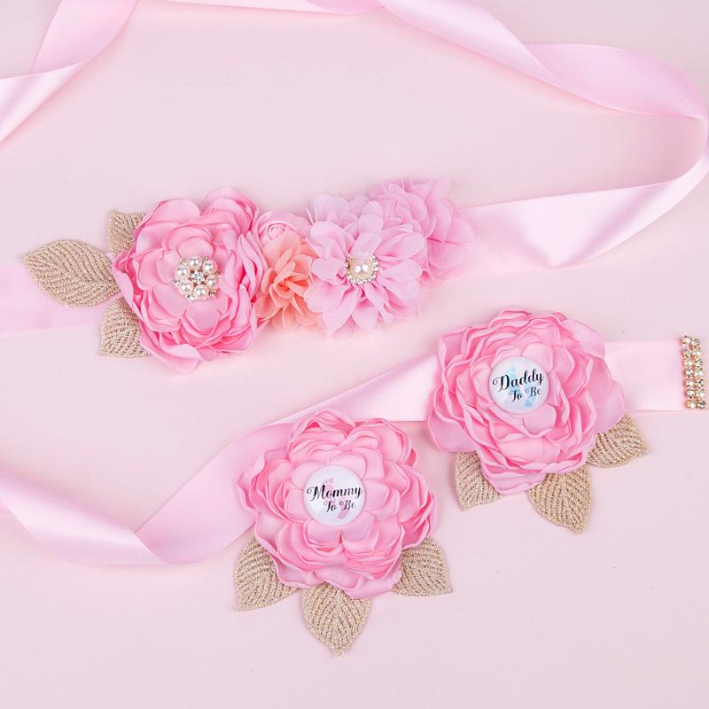 Belts 5PCS Floral Pearl Pregnant Sash Pography Props Baby Shower Maternity Dress Decoration Belt Mother-to-be Father-to-be Badge, Black
Belts 5PCS Floral Pearl Pregnant Sash Pography Props Baby Shower Maternity Dress Decoration Belt Mother-to-be Father-to-be Badge, Black