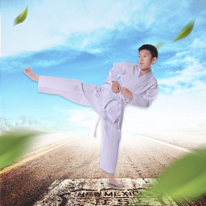 Karate Uniform for Kids and Adult Lightweight Karate Gi Student Uniform with Belt for Martial Arts Training 220614