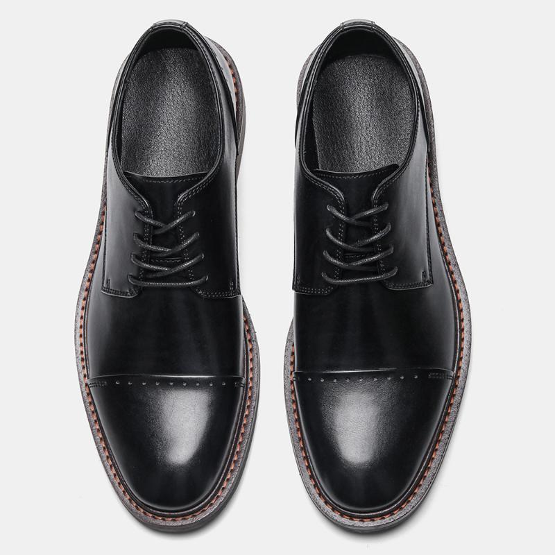 Dress Shoes Size 39~50 Genuine Leather Men Derby Casual And Comfortable #AL712, Black
Dress Shoes Size 39~50 Genuine Leather Men Derby Casual And Comfortable #AL712, Black