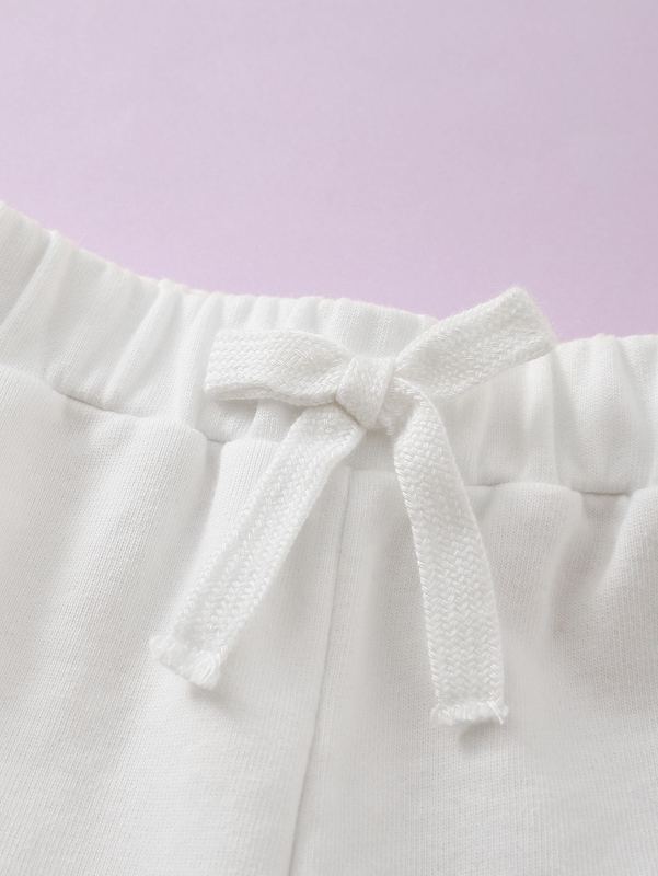 Girls Drop Shoulder Chinese Dragon Print Crop Hoodie & Joggers Set SHE