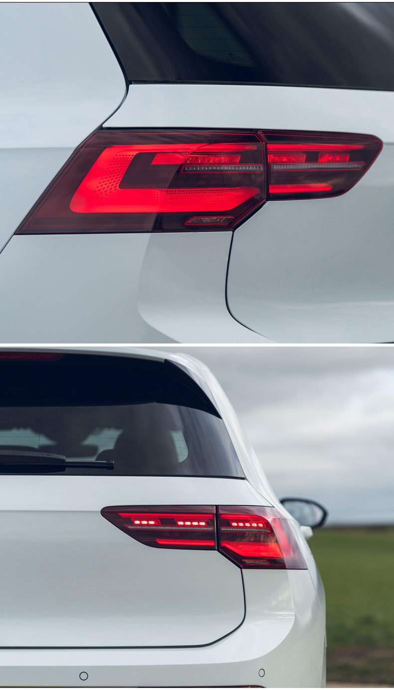 Auto Rear Lamp For Golf 8 LED Tail Light 2021 MK8 DRL reverse turn signal brake fog taillights assembly