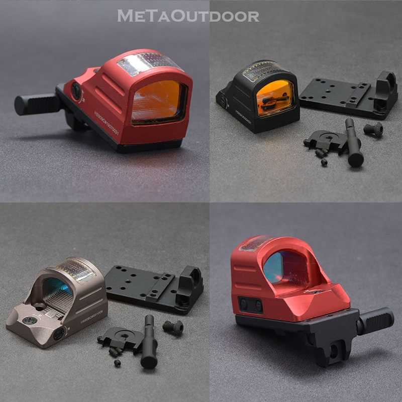 Reflex Mini Solar Power 1x Red Dot Sight Rifle Scope With Hammer Extension Base Fit Glock Pistol Airsoft Hunting Accessories, Customize
Reflex Mini Solar Power 1x Red Dot Sight Rifle Scope With Hammer Extension Base Fit Glock Pistol Airsoft Hunting Accessories, Customize