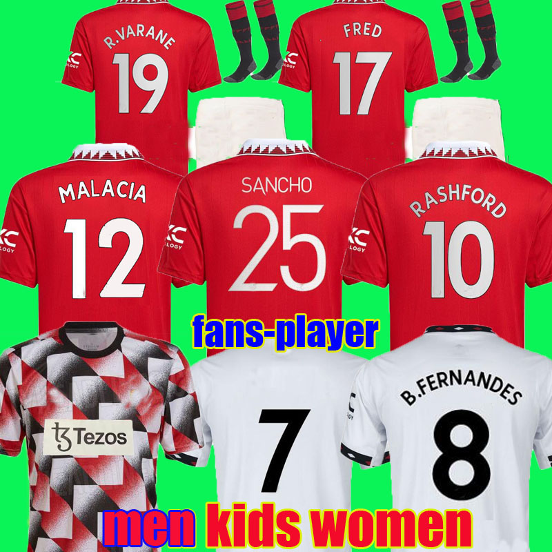 SANCHO soccer jersey 22 23 RASHFORD SHAW 2022 2023 fans player MANS UTDS B.Fernandes Greenwood Varane Malacia football shirt men kids kit MaNcHeStErs uniforms, 22/23 home epl
SANCHO soccer jersey 22 23 RASHFORD SHAW 2022 2023 fans player MANS UTDS B.Fernandes Greenwood Varane Malacia football shirt men kids kit MaNcHeStErs uniforms, 22/23 home epl