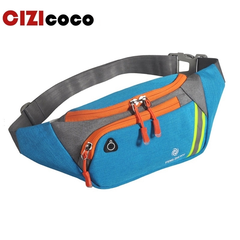 High Quality Waist Packs Women Men Fanny Pack Belt Bag Phone Pouch Bags Travel Waist Pack Small Waist Bag Nylon Pouch 201118