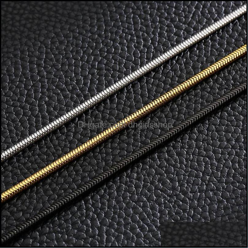 Chains Necklaces Pendants Jewelry 3/4/5/6Mm Width Stainless Steel Necklace Gold Black Waterproof Filmy Snake Chain Men Gift J Dht9H
Chains Necklaces Pendants Jewelry 3/4/5/6Mm Width Stainless Steel Necklace Gold Black Waterproof Filmy Snake Chain Men Gift J Dht9H