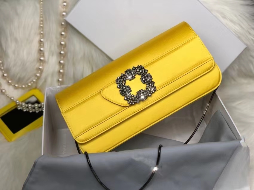 designer Evening bags High-end classic RV Silk satin evening bag clutch fashionable versatile chain single shoulder handbag