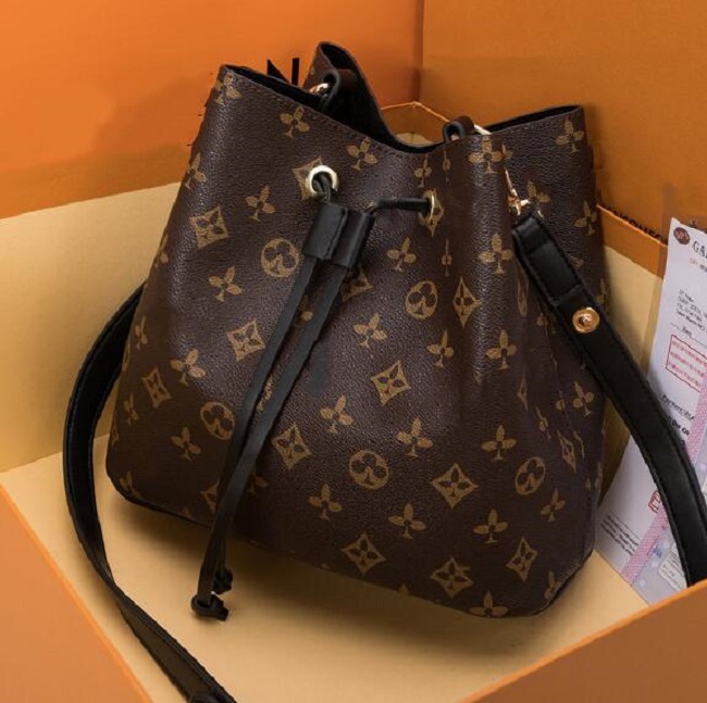 luxury Famous Designer NEONOE Women Fashion handbags Shoulder Bags Cross Body Clutch Bag Bucket Plain Leather String Zipper Pocket handbags, Brown flower / red inside
luxury Famous Designer NEONOE Women Fashion handbags Shoulder Bags Cross Body Clutch Bag Bucket Plain Leather String Zipper Pocket handbags, Brown flower / red inside