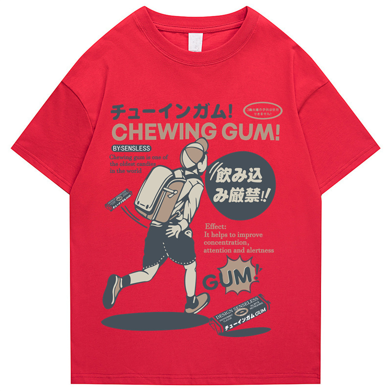 Hip Hop Mens T Shirt Streetwear Japanese Kanji T Shirt Summer Short Sleeve T Shirt Cotton Harajuku Tees 220608