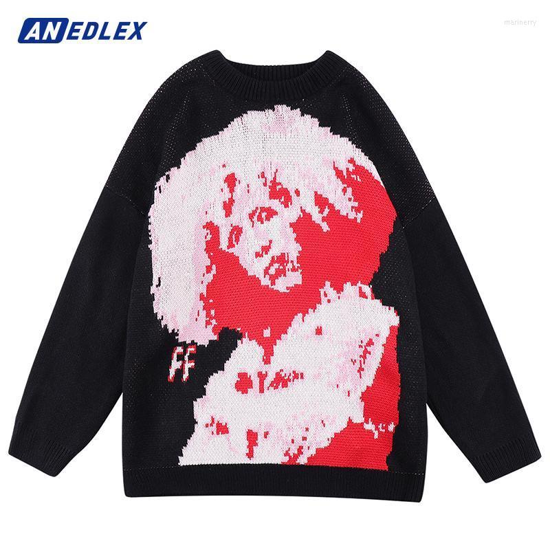 Men's Sweaters Hip Hop Sweatshirt Men Knitwear Streetwear Letter Portrait Embroidery Sweater Pullover 2022 Autumn Harajuku Cotton Casual Hoo, Black
Men's Sweaters Hip Hop Sweatshirt Men Knitwear Streetwear Letter Portrait Embroidery Sweater Pullover 2022 Autumn Harajuku Cotton Casual Hoo, Black