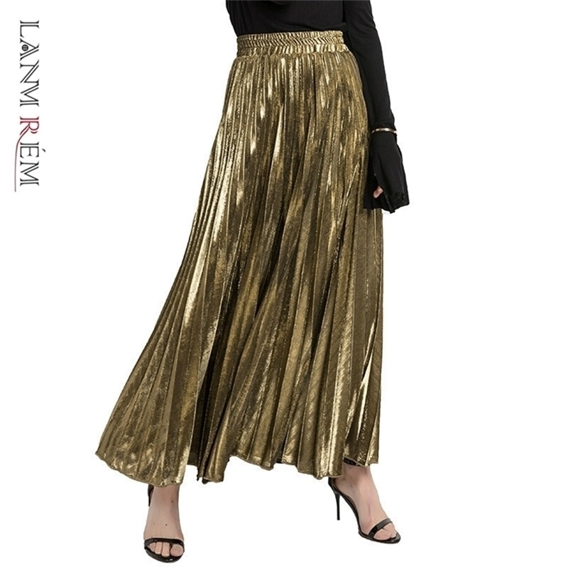 LANMREM Spring fashion women clothes high waist A-line pleated sliver vintage elastic long halfbody skirt WH28501XL 220401, Charismatic silver
LANMREM Spring fashion women clothes high waist A-line pleated sliver vintage elastic long halfbody skirt WH28501XL 220401, Charismatic silver