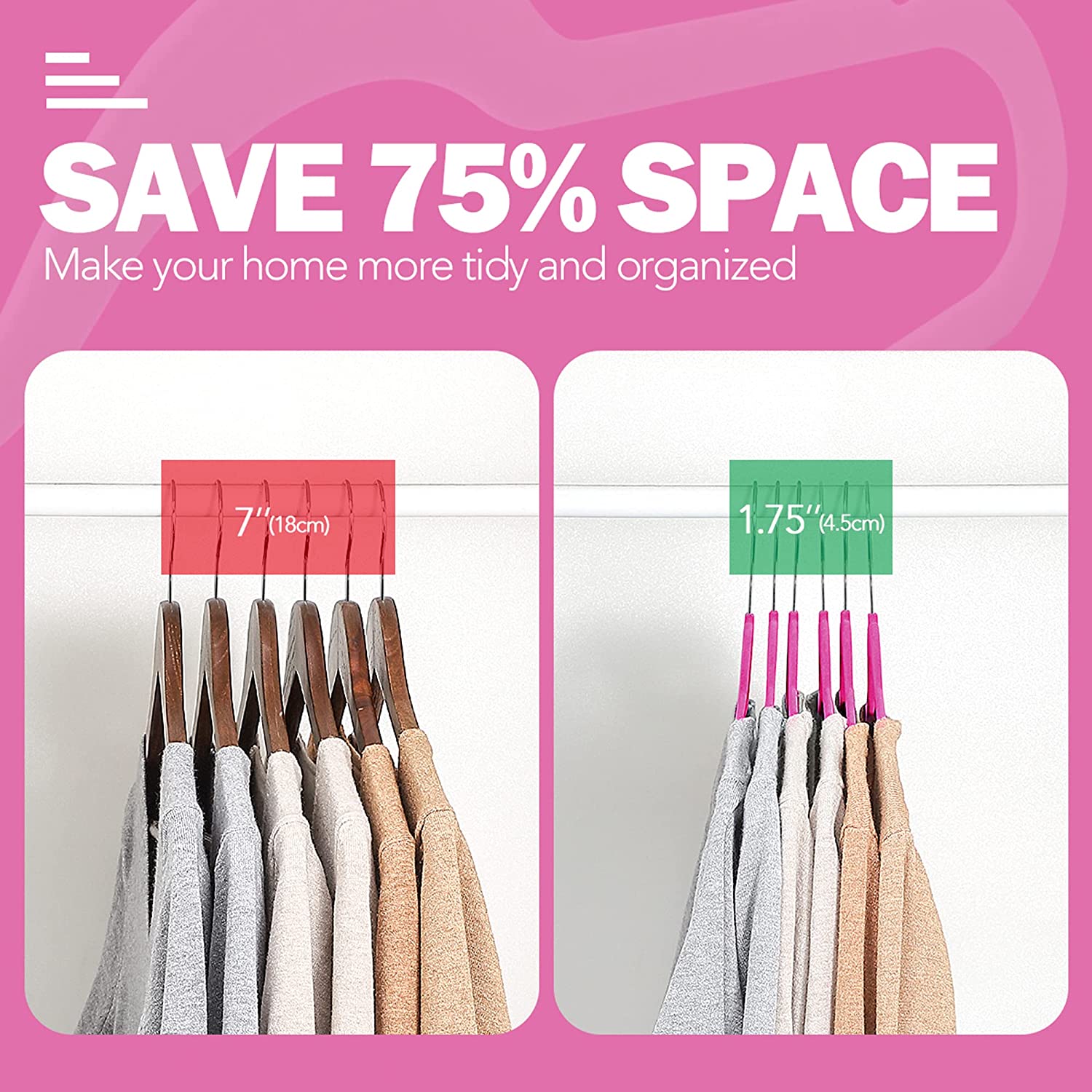 Nobemall Premium NonSlip Velvet Hangers Suit Hangers for Coat8459749