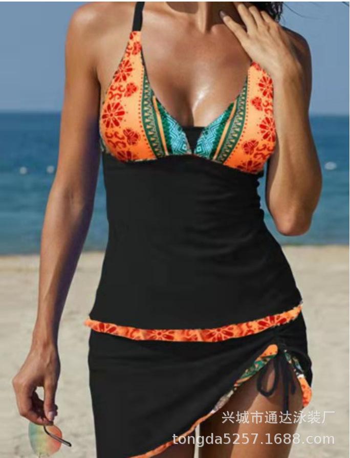 Women' Swimwear Split Womens Bikini Swimsuit V-Neck Sling Swim Suit 2 Piece Sets Women Skirt Swimming Summer BeachwearWomen
Women' Swimwear Split Womens Bikini Swimsuit V-Neck Sling Swim Suit 2 Piece Sets Women Skirt Swimming Summer BeachwearWomen