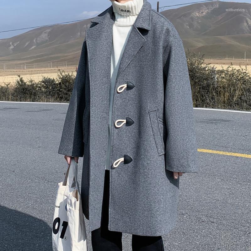 Men's Wool & Blends Winter Thick Woolen Coat Men Warm Fashion Casual Oversized Korean Loose Long Mens Overcoat -2XL Will22, Black
Men's Wool & Blends Winter Thick Woolen Coat Men Warm Fashion Casual Oversized Korean Loose Long Mens Overcoat -2XL Will22, Black