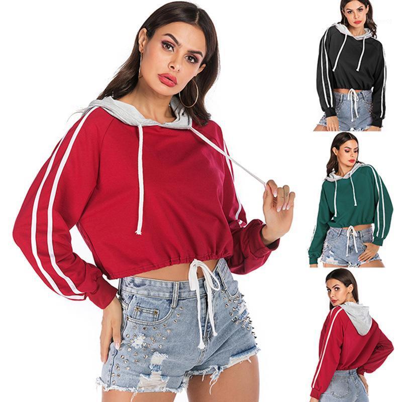 Autumn/Winter Women' Streetwear Fashion Style Loose Solid White Stripe Long Sleeve Hoodies Women Hooded Sweatsshirts & Sweatshirts, Black
Autumn/Winter Women' Streetwear Fashion Style Loose Solid White Stripe Long Sleeve Hoodies Women Hooded Sweatsshirts & Sweatshirts, Black